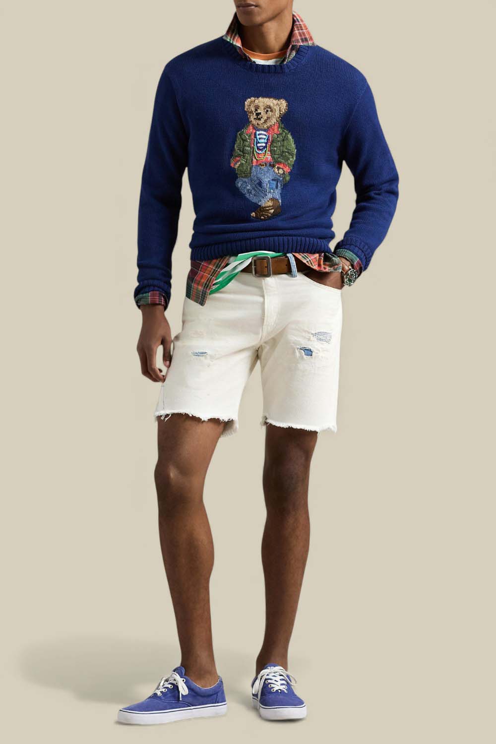 תמונת כל הלוק של סריג דובי פולו